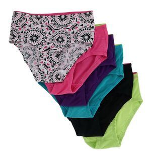 Fruit of the Loom Girl's Breathable Micro Mesh Briefs Underwear (6 Pair Pack)